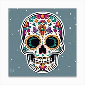 Sugar Skull 8 Canvas Print