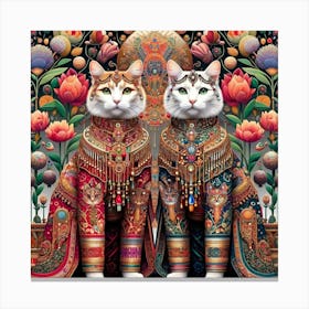 The Majestic Cats 14 Canvas Print
