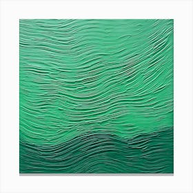Green Wave'' Canvas Print