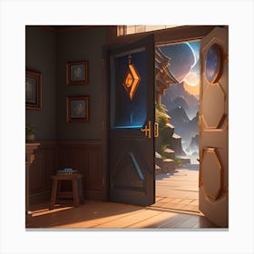 Overwatch - Doorway Canvas Print