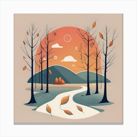 Autumn Landscape Canvas Print