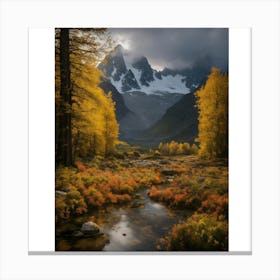 Autumn In The Mountains 9 Canvas Print