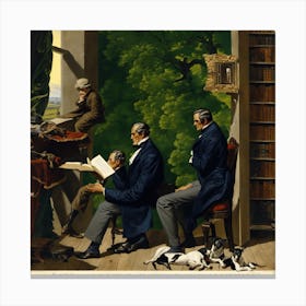 Reading Room Canvas Print