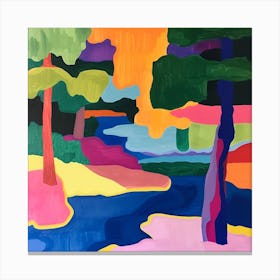 Abstract Park Collection Vondelpark Amsterdam 2 Canvas Print