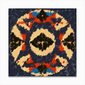 Blue And Red Mystic Nexus Canvas Print