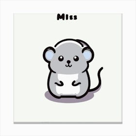 Cute Mouse 1 Canvas Print