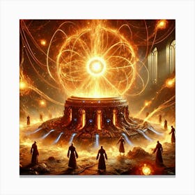 Phoenix Core Reactor Healing Warriors Canvas Print