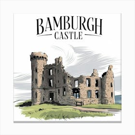 Bamburgh Castle Canvas Print