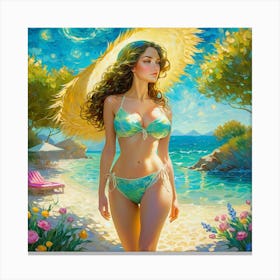 Bikini queen gh Canvas Print