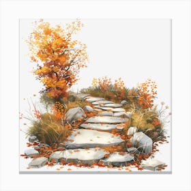 Autumn Path Canvas Print