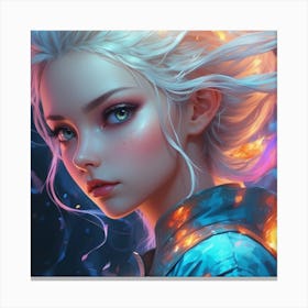 Anime Girl Canvas Print