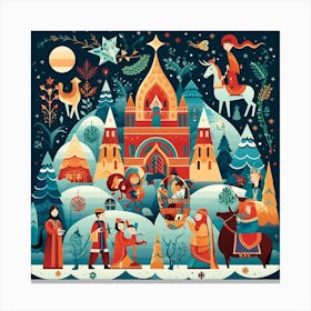 Christmas Nativity 1 Canvas Print