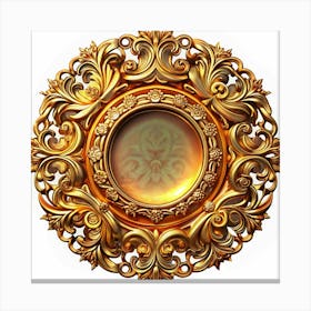 Ornate Gold Frame 1 Canvas Print