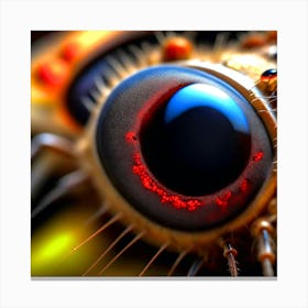 Eye Of A Bug Canvas Print
