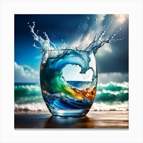 Heart Of The Ocean Canvas Print