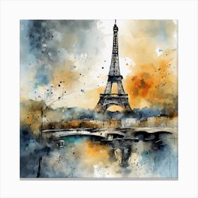 Paris Eiffel Tower 17 Canvas Print