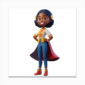 Dc Super Hero Girl Canvas Print