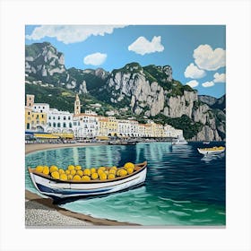 Amalfi Coast Art 1 Canvas Print