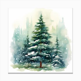 Ephemeral Yuletide Palette Canvas Print