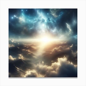 Heavenly Clouds Canvas Print