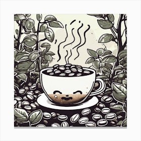 Coffee Beans 173 Canvas Print