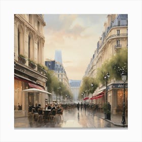 Paris Street 5 Canvas Print