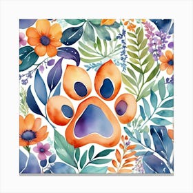 Clemson Paw Canvas Print