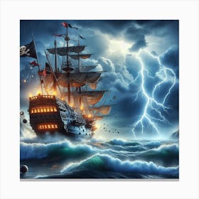 Pirates ship 1 Canvas Print