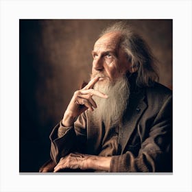 Old Man With Beard 3 Canvas Print