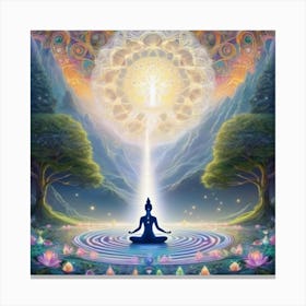 Meditative Meditation Canvas Print