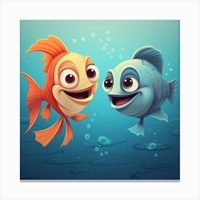 Fishes In The Sea Canvas Print