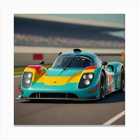 Porsche 919 Racing Car Canvas Print