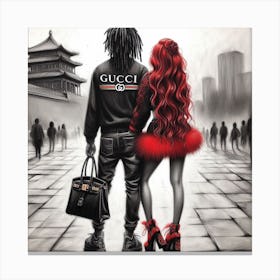 Gucci - Gucci Love Canvas Print