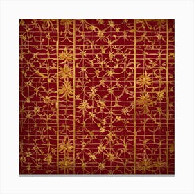 Floral wallpaper (1) Canvas Print