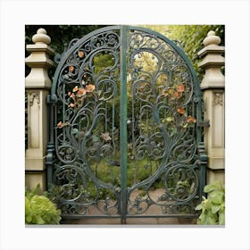 Wrought Iron Gate 13 Canvas Print