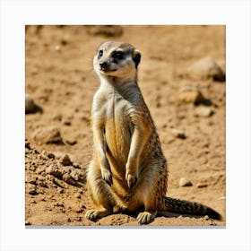 Meerkat 4 Canvas Print