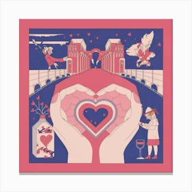 Valentine'S Day Canvas Print