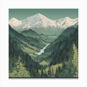 Mountains Canvas Print