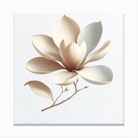 Magnolia Flower Canvas Print