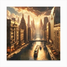 Cityscape 23 Canvas Print