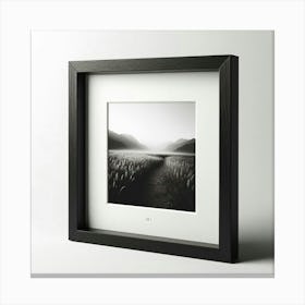 Landscape - Black And White Canvas Print