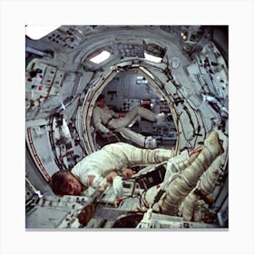 Inside The Space Station Canvas Print
