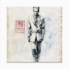 Man In A Suit Canvas Print