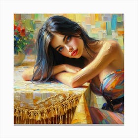 Russian Painter Canvas Print