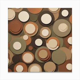 Abstract Circles 31 Canvas Print