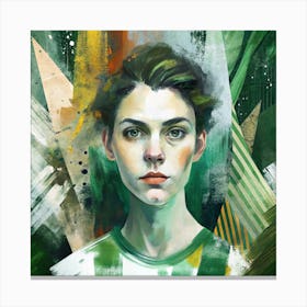 Portrait Of A Girl Canvas Print