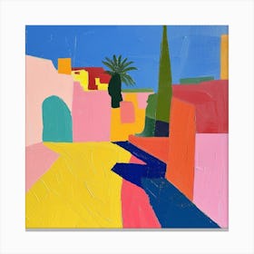 Abstract Travel Collection Marrakech Morocco 1 Canvas Print