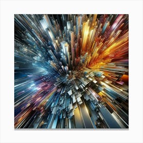 Abstract Space Background 1 Canvas Print