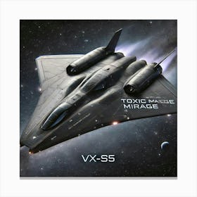 Vx S5 Toxic Mirage Low Observability Design Canvas Print