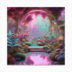 Kaleidoscope Forest Canvas Print